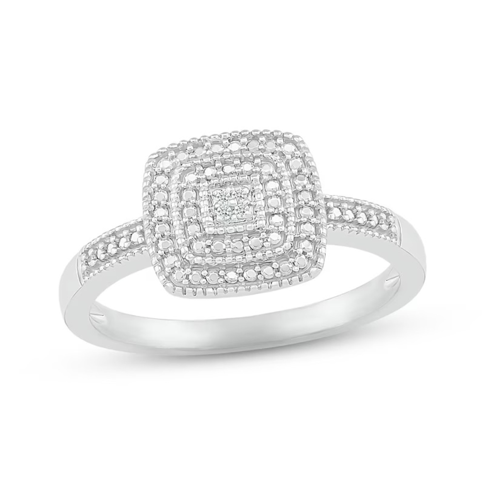 Kay Jewelers Silver Diamond Accent Ring